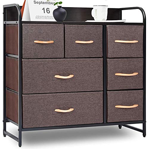 TUSY Drawer Dresser Storage Tower, Organizer Unit for Bedroom