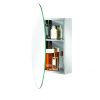 Croydex Tay Stainless Steel Oval Medicine Cabinet