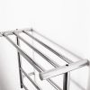 XSGDMN Towel Warmer with Top Shelf, Wall Mounted Stainless Steel