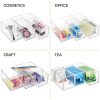 mDesign Plastic Kitchen Pantry, Cabinet, Countertop Organizer Storage Station