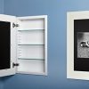 14x24 White Concealed Medicine Cabinet (Extra Large)