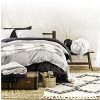 Classic Chambray Bedding 100% Washed Cotton Duvet Quilt Cover