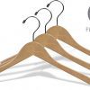 The Great American Hanger Company Wood Top Hanger