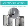 HOMCOM 30" Sliding LED Wall Mirror Cabinet – Sleek Storage & Illumination for Bathrooms 🚿✨