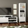 South Shore Narrow 3-Shelf Storage Bookcase