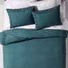 Opalhouse Border Garment-Washed Embroidered Tribal Aztec Duvet Cover