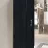 Hodedah 2 Door Wardrobe with Adjustable/Removable Shelves & Hanging Rod