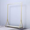 FURVOKIA Modern Simple Heavy Duty Metal Rolling Garment Rack