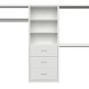 ClosetMaid SpaceCreations 56" - 127" Wood Closet Organizer Kit