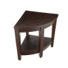 Decoteak Oasis Fully Assembled Teak Corner Shower Bench