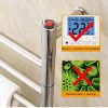 CGGDP 3-Bars Saving Space Towel Holders Rack, Wall Mounted Heated Towel