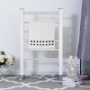 Tangkula Towel Warmer, 6 Bar 100W Home Bathroom Space Saving Wall Mounted