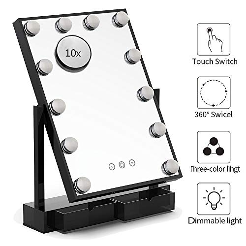 Large Makeup Vanity Mirror with Lights,Hollywood Light-up Professional Mirror