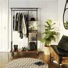 SONGMICS Clothes Rack, Clothing Rack on Wheels, 5-Tier Garment Rack