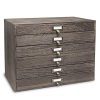 Ikee Design Wooden 6 Drawers Jewelry Storage Cabinet, Drawer Organizer