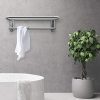 PrettyHome Towel Rack with Towel Bar 24-Inch Wall Mounted for Bathroom