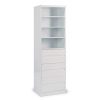 Linear White Wall Drawer Unit by Home Styles