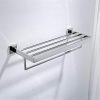 TURS Square Bathroom Bath Towel Rack with Single Towel Bar