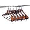 Quality Luxury Heavy Duty Wooden Suit Hangers Wide Wood Hanger