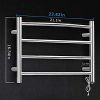 SHARNDY Electric Towel Warmer Curve Towel Bars Polish Chrome