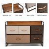 YOUNIS Dresser Storage Drawers Tower, 5 Drawers Storage Chests
