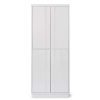Home Styles Linear White Pantry Crafted from Poplar Solids