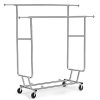 Yaheetech Commercial Grade Garment Rack Rolling Collapsible Rack