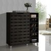 Organize Your Shoes in Style with the Baxton Studio Shirley Shoe Cabinet! 👞