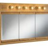 Design House Mirrors/Medicine Cabinets, 48", Nutmeg Oak
