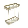 Allied Brass Double Tier Rectangular Toiletry Shower Basket