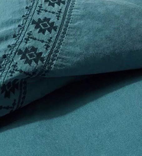 Opalhouse Border Garment-Washed Embroidered Tribal Aztec Duvet Cover