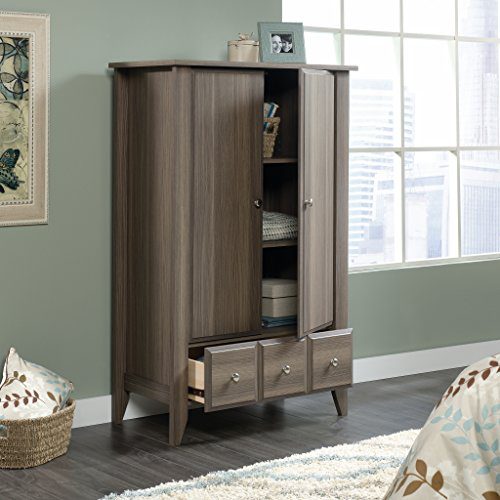 Sauder Shoal Creek Armoire, Diamond Ash finish