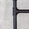 HANS CAO Heavy Iron Wood Clothes Rack, Garment Hanger
