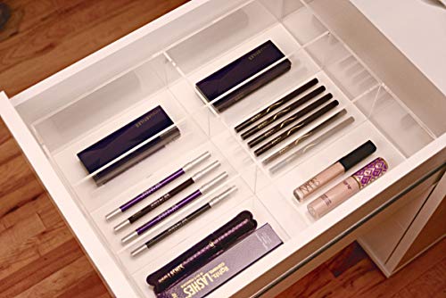 Alex 6 Acrylic Eyeliner Mascara Drawer Organizer for the Ikea Alex Divider