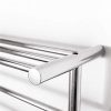 XSGDMN Towel Warmer with Top Shelf, Wall Mounted Stainless Steel