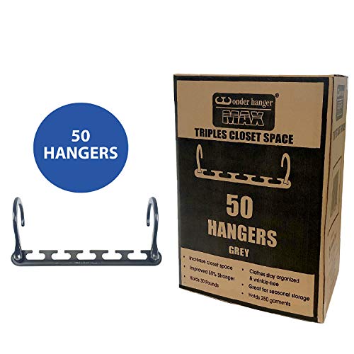 Wonder Hanger Max New & Improved, Pack of 50-Triples