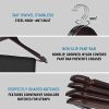 Furgle Wood Suit Hangers, Smooth Finish Clothes Hangers