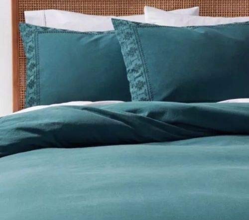 Opalhouse Border Garment-Washed Embroidered Tribal Aztec Duvet Cover