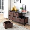 HOMEFORT Extra Wide Dresser Storage Tower,5 Drawers Storage Organizer