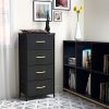 ROMOON 4 Drawer Fabric Dresser Storage Tower, Organizer Unit for Bedroom