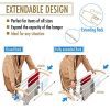 INNOKA Extendable Ceiling Mounted Drying Rack, Luxury Birch Wood