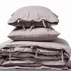 meadow park Linen Cotton Duvet Cover Set 3 Pieces, Vintage Garment Washed