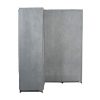 KARMAS PRODUCT Portable Non-Woven Fabric Corner Wardrobe Closet