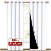 NICETOWN Full Shading Curtains for Windows, Super Heavy-Duty Black