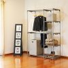 Simple Houseware Freestanding Clothes Garment Organizer Closet