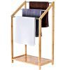ToiletTree Products Bamboo Towel Rack Holder for Bathrooms