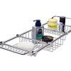 Magionline Brass Over Bathtub Racks Expandable Bath Caddy