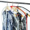HANGERWORLD 18 Clear 60inch Showerproof Mixed Color Trim Dress