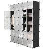 LANGRIA 30-Cube DIY Modular Shelving Storage Organizer Extra Large