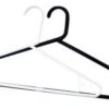 Hula Hanger Extra-Large Tubular Clothes Hangers – 22.375 Inches, Set of 12 for Broad Shoulders & Plus Size Clothing